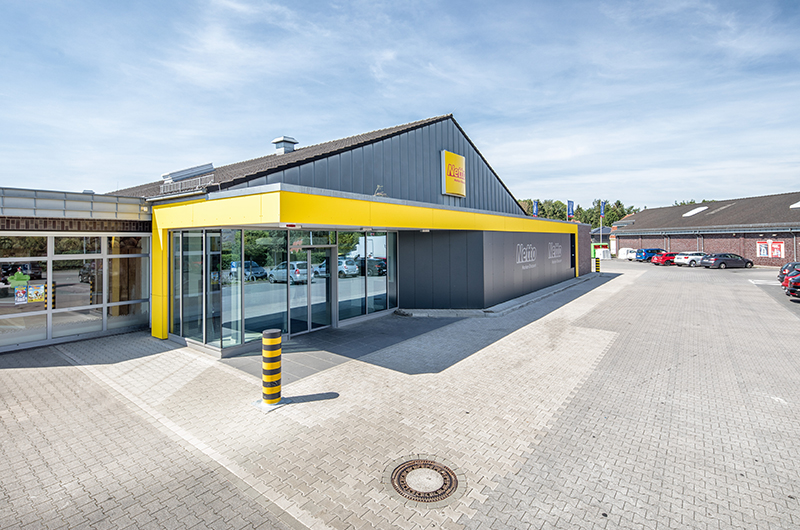 Gewerbezentrum Syke Aussenansicht Netto